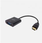 Approx HDMI VGA/D-Sub Átalakító Fekete 10cm APPC11V3 (APPC11V3)