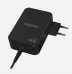 Approx Hálózati töltő USB-C 1.8m kábel 90W fekete APPA90GAN (APPA90GAN)
