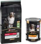 PRO PLAN 16kg PURINA PRO PLAN Adult Sensitive Digestion száraz kutyatáp+12x400g pulyka nedvestáp ingyen