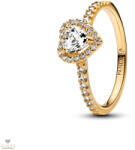 Pandora Szív 14k aranyozott gyűrű 50-es méret - 168421C01-50
