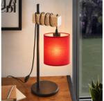 Brilagi - Asztali lámpa NUBILA 1xE27/40W/230V barna/fekete/piros EG780173+BG1578 (BG6733)