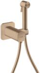 Hansgrohe Axor Bidette Showers kevertvizes bidé kézizuhany, 1jet, soft square, zuhanytartóval és 1, 25 m-es zuhanytömlővel (HG-29243310)