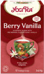 YOGI TEA Yogi BIO Bogyós gyümölcsös tea vaníliás 17x2g Berry Vanilla - biora