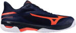 Mizuno Wave Exceed COURT Clay Beacon Blue/Lava Orange Férfiteniszcipő EUR 42, 5