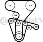 Continental CT877K5PRO - Set curea de distributie - KIT CUREA DISTRIBUTIE - compatibil Fiat - CONTINENTAL-CT877K5PRO (CONTINENTALCT877K5PRO)