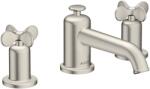 Hansgrohe Archivio 3-lyukas mosdócsaptelep 30, keresztfogantyúkkal, húzórudas leeresztőgarnitúrával, Rozsdamentes Acél 34024800 (34024800)