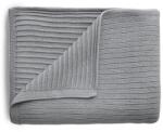 Mushie kötött gyermektakaró bio pamutból Változat: Striped Gray