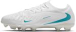 Nike Phantom 6 Low Pro FG stoplis focicipő, gyerekméret, fehér - türkíz (HM9204-100)