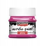Pentart Fényes akrilfesték Pentart 50 ml magenta decoupage fényes fa