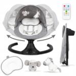 Kidwell Hintaágy Babaágy Elektromos 2W1 Kidwell Luxi Bluetooth Melange/black (BUELLUX01A5)