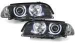KITT Lightning Fényszóró BMW E46 2d 98-01 _ 2 körgyűrű _ fekete (SWB11EB)