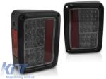  LED hátsó lámpa szett Jeep Wrangler JK 2007-2018, füstös alap, bal és jobb (ABJETX6010178)