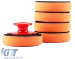 Polishing Sponges with Handle 10cm Set of 6 Pieces Orange Color (CGRCMAR6037377)