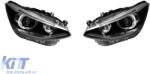  Tuning LED fényszóró szett BMW 1-es F20, F21 2011-2015, fekete belsővel, halogén fényszórós modellhez (ABBMHX6009638)