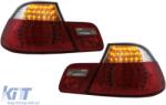 KITT Lightning LED hátsó lámpák BMW 3-as E46 Coupe Non-Facelift (1999-2003) piros-fehér (TLBME462DRCNFL2)