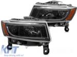  Tuning fényszóró szett LED világítással Jeep Grand Cherokee 2011-2013, bal és jobb (ABJEHX6010517)