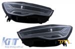 KITT Specials Teljes LED fényszórók Audi A6 4G C7 (2011-2018) modellekhez, Facelift Matrix Design, dinamikus irányjelzővel (HLAUA64G)