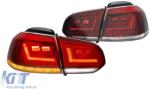 OSRAM LED hátsó lámpa szett VW Golf VI 2008-2013, piros-fehér alap, bal és jobb (ABTLV6021186)