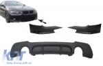 KITT Specials Hátsó lökhárító diffúzor splitterekkel, BMW E92 Coupe 3 (2006-2010), M Performance dizájn (CORDBME92MPDSOFLS)