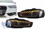  Headlights Set Suitable for Audi A4 B8.5 Facelift (2012-2015) Black A4 B9.5 Design OEM Xenon Upgrade to Full LED & Dynamic LED Signal Carner (CGRHA6040428)