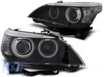  Xenon Fényszórók D2s Angel Eyes Ccfl Fekete Bmw E60/e61 03-04 (tthb6028630)