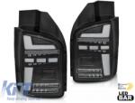  LED tuning hátsó lámpa szett Volkswagen T5 2003-2009, fehér és füstölt alap, bal és jobb (ABTLV6021134)