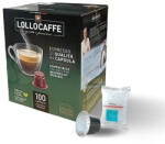 Lollo Caffé Kávékapszula, Nespresso kompatibilis, Lollo Caffe koffeinmentes, 100db kapszula