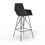 VONDOM Set de 4 scaune de bar cu brate de exterior / interior design modern premium FAZ CHAIR 54164 (54164 VD)
