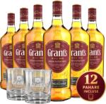 Grant's Pachet 6 Grant's Triple Wood 0.7L + 12 Pahare