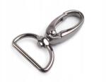 Stoklasa Forgatható fém karabiner, fekete nikkel, 25 mm (730930_167324_104174)