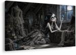 Dovido Tablou fată gotică cu fluture - 120x80