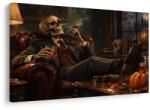 Dovido Tablou schelet cu trabuc și whisky - 40x30