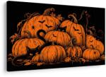 Dovido Tablou dovleci de Halloween cu pisici negre - 60x40