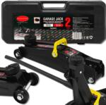 Rockforce Hidraulikus emelő 2 Tonna Béka típusú Alacsony Profilú 135-385 mm (29977)