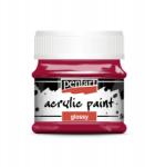 Pentart Csillogó akrilfesték Pentart 50 ml vörösbor decoupage fa