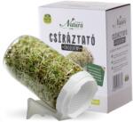 Dénes Natura Recipient pentru germinare din sticlă - alb (1buc)