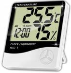  Elektronikus Szobahőmérő Higrométerrel Szonda Időjárás Állomás Mérés (DM-HTC-1)