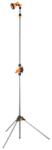 HECHT Dus cu tija telescopica HECHT 00202, lungime 172 - 229 cm, material polipropilena, culoare argintiu/portocaliu