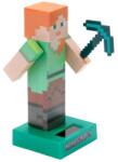 Puckator Figurina pe energie solara Minecraft Alex (cutie deteriorată) Figurina