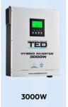 TED Electric Invertor Solar (Fotovoltaic) 230V Off-Grid Hibrid (TED008350)