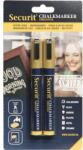 Securit Marker auriu, grosime medie, 2 buc