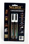 Securit Marker 2-6mm alb, 2 buc