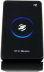 HDWR RFID olvasó kártyákhoz, kulcstartókhoz, címkékhez, vezetékes, 125 kHz frekvencia, automatikus címkeolvasás akár 80 mm távolságból, USB DC 5V, chip olvasás EM4100, T5577, SMC4001, kompakt és elegáns, H
