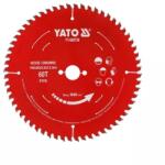 TOYA YT-608736 Keményfémlapkás (TCT) körfűrészlap fához, PTFE-bevonattal, 185x20 mm, 60 fogas (YT-608736)