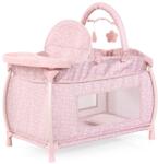 Bayer Design Bayer Design, set de calatorie pentru papusi: patut de calatorie cu functie de scaun de hranire, roz