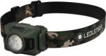 Ledlenser HF4R RGB outdoor tölthető LED fejlámpa, terepmintás, kettős tápellátás, 650 lm (HF4RRGB-503309)