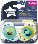 Tommee Tippee játszócumi CTN Night 2 db 18-36hó - vital24