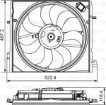 VALEO 698582 - Ventilator, radiator - Fan. engine cooling - VALEO-698582 (VALEO698582)