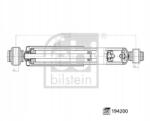 Febi Bilstein 194200 Lengéscsillapító