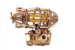 UGears Steampunk fa mechanikus léghajó 3D összecsukható modell (70266)